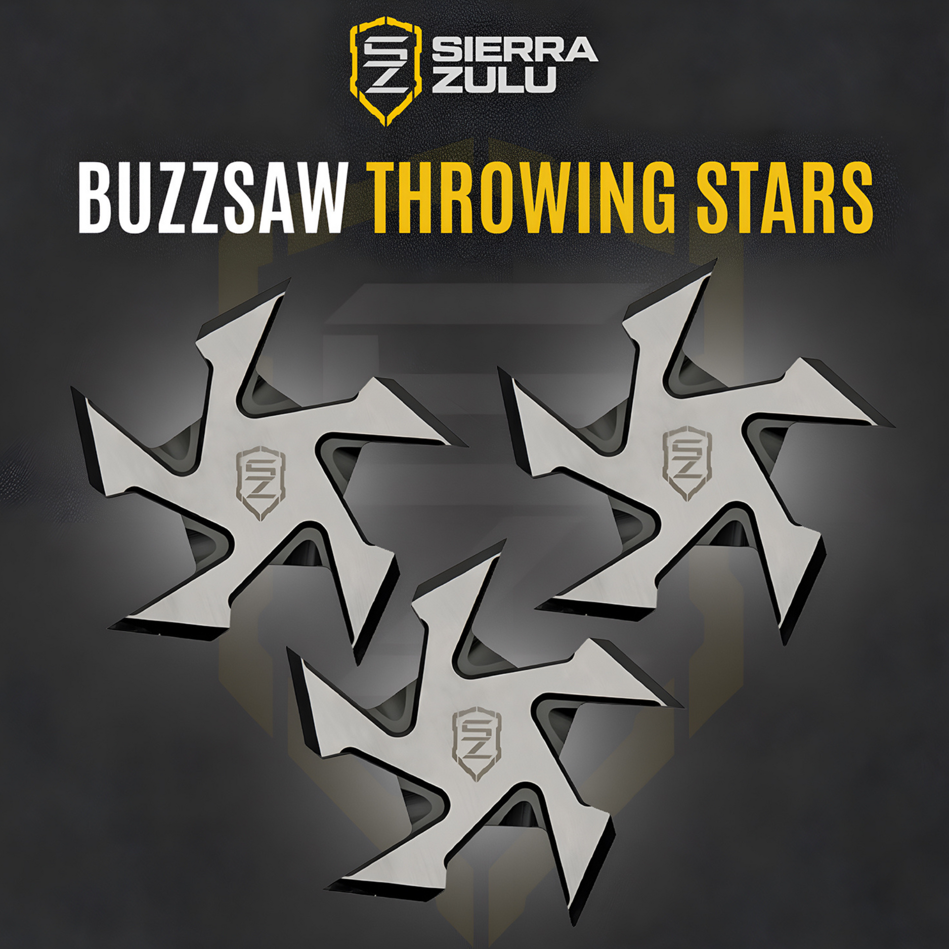 Sierra Zulu Buzzsaw Throwing Star Set