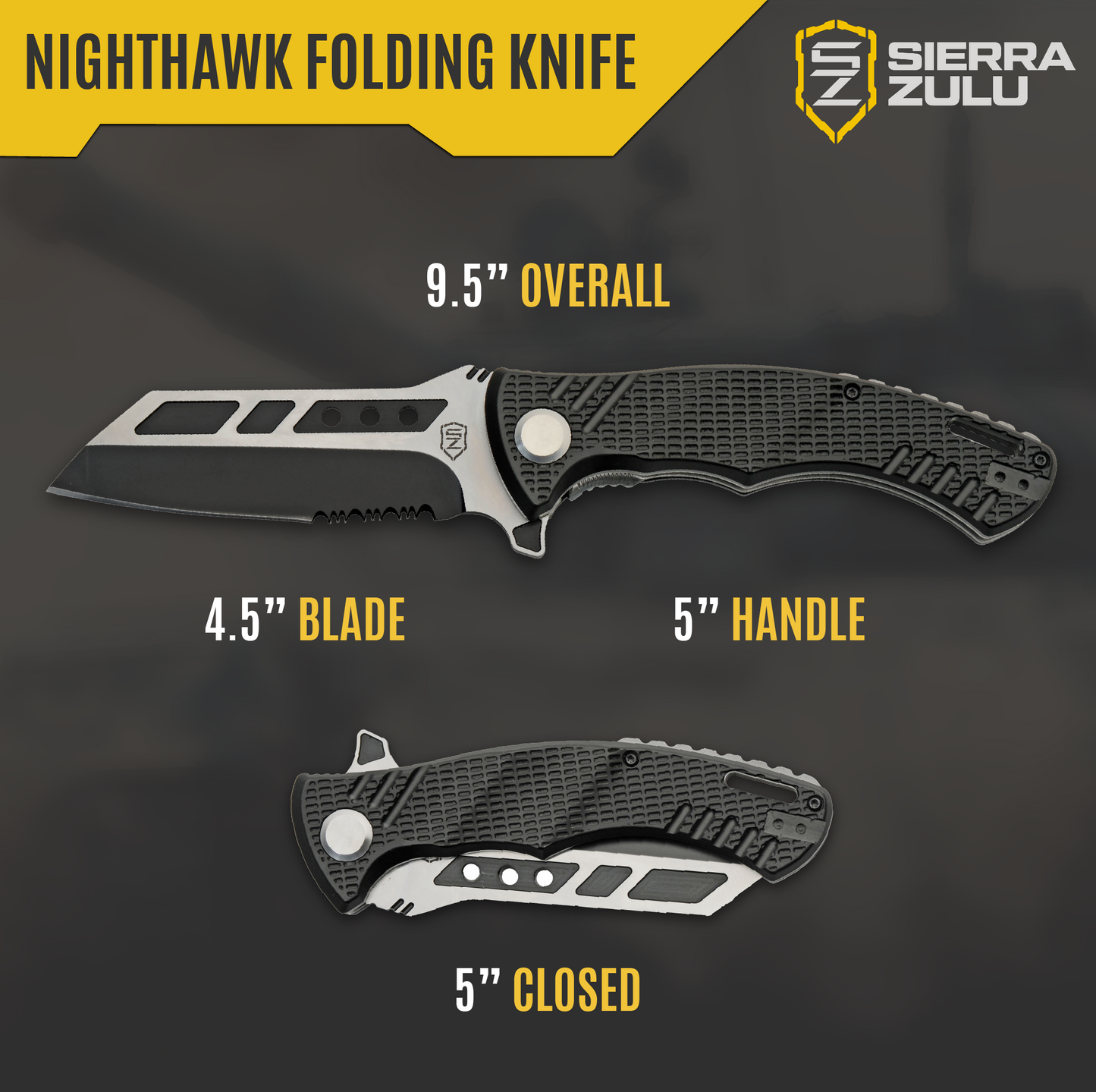 Sierra Zulu Nighthawk Folding Knife