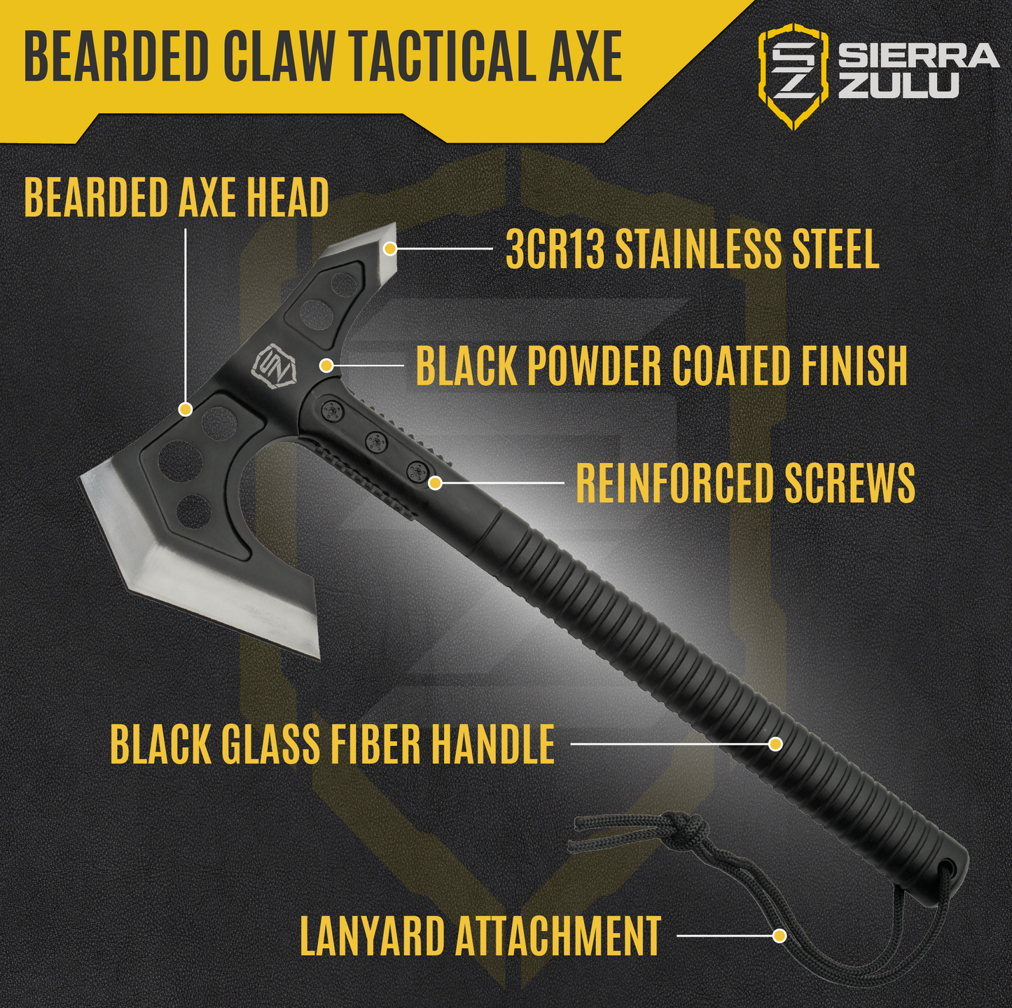 Sierra Zulu Bearded Claw Tactical Axe