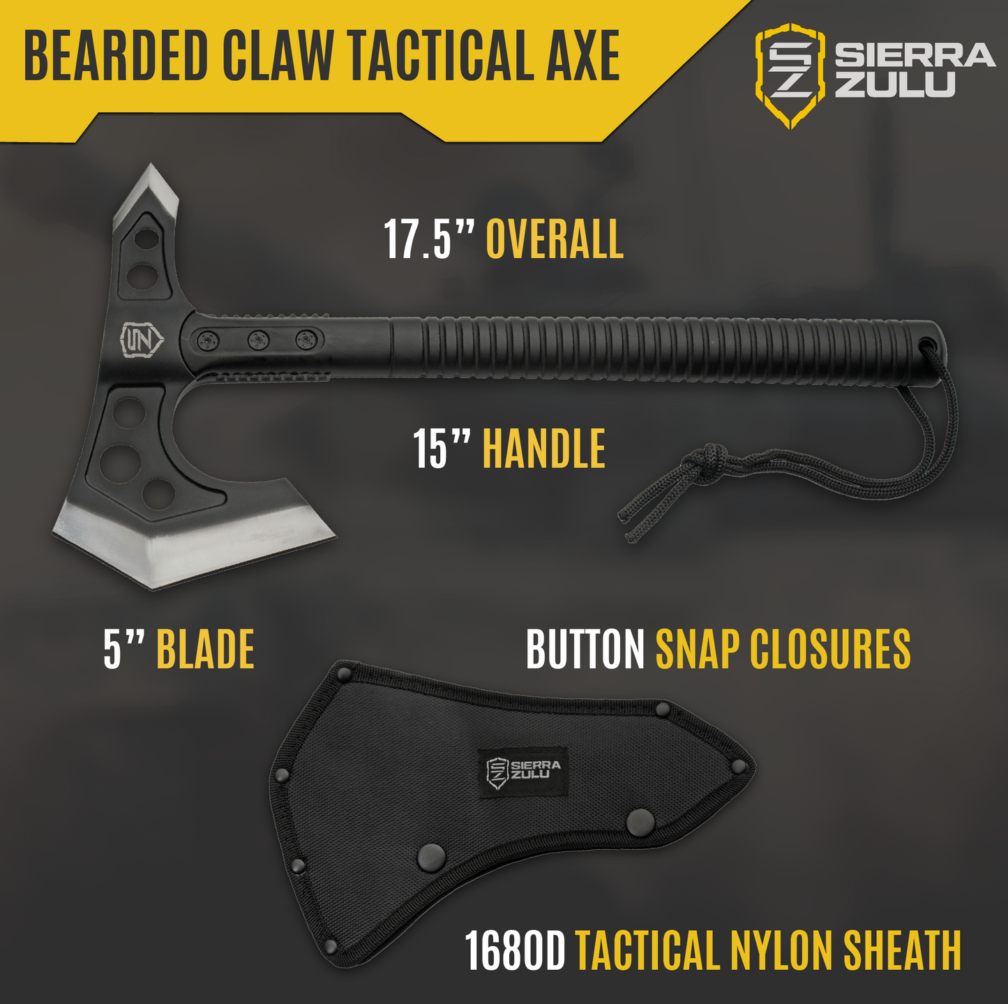 Sierra Zulu Bearded Claw Tactical Axe